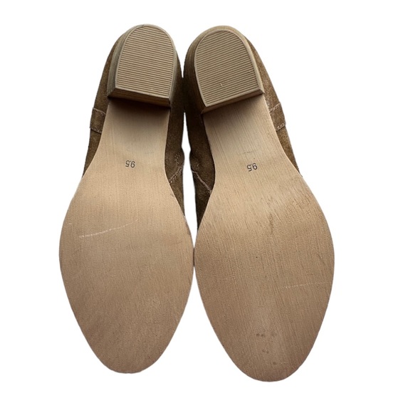 Diba Suede Leather Side Zip, Side Tab Ankle Bootie - Picture 4 of 5